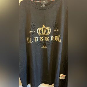 Old skool 4X black gold vintage tshirt